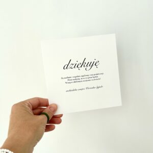 Voucher jednostronny z nadrukiem